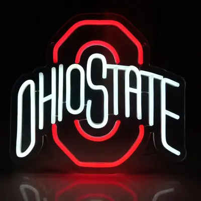 Ohio State Neon Sign, USB Powered Dimmable LED Football Neon Light, Football Neon Sign for Bar, Living Room, University Dormi...