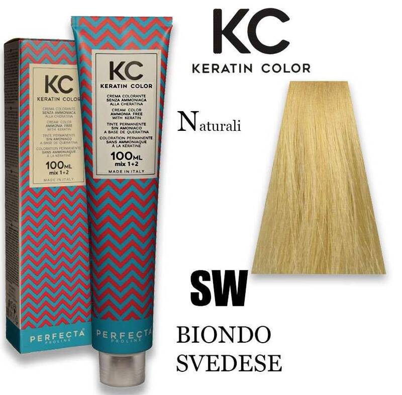 Kc keratin cream color 100 ml 10 swedish blond