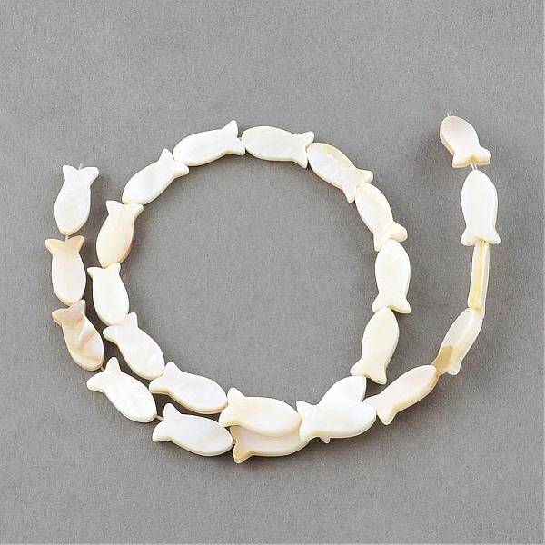 Natural Sea Shell Beads Strands