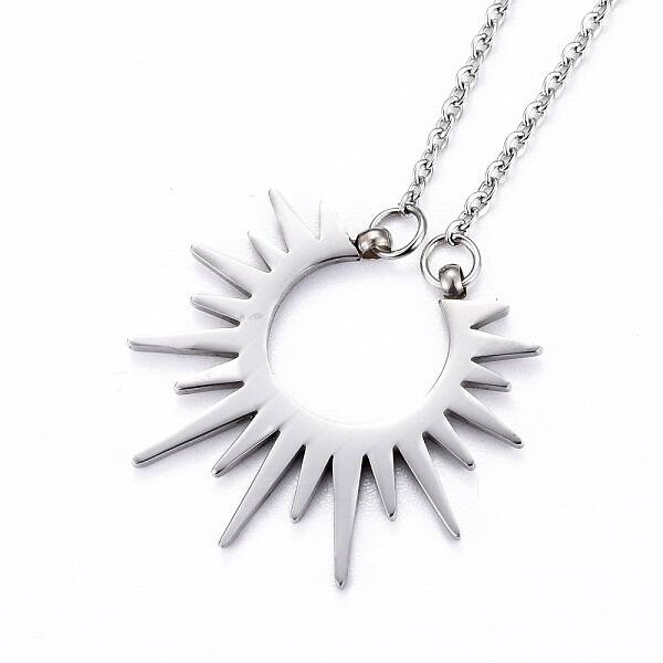 Non-Tarnish 304 Stainless Steel Pendant Necklaces