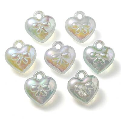 Luminous UV Plating Transparent Acrylic Pendants