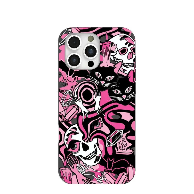 Black Spellbound Ghouls iPhone 16 Pro Max Case