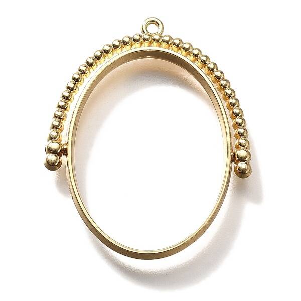 Alloy Open Back Bezel Pendants