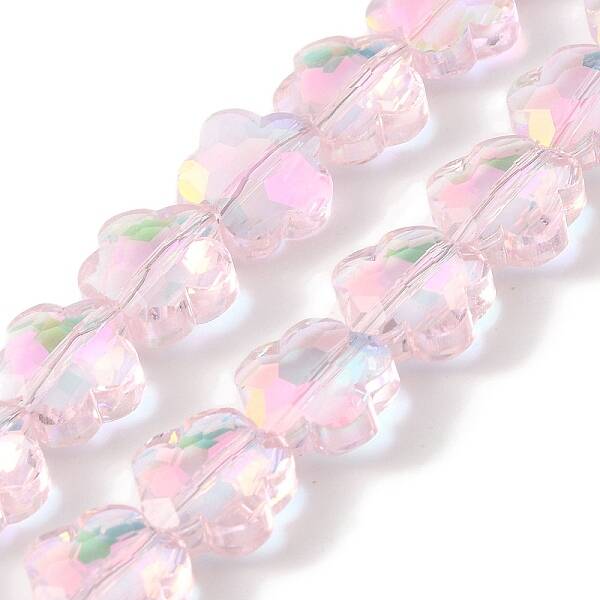 Electroplate Glass Beads Strands