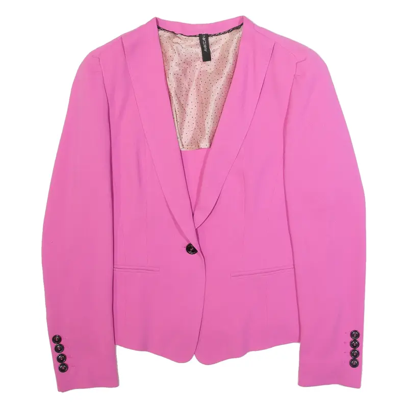 MARC CAIN Womens Blazer Jacket Purple L
