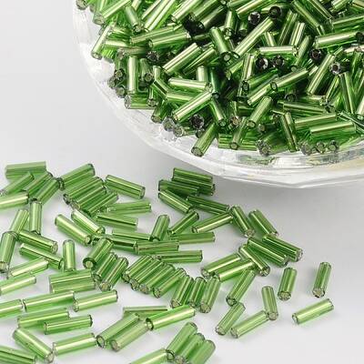 Glass Bugle Beads