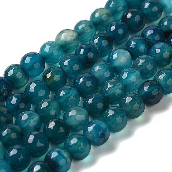 Dyed & Heated Natural Agate Beads Strands