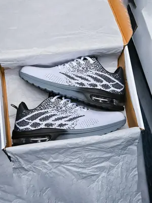 Men's Summer Outfits 2024 Lace-up Front Low Top Sneakers, 1 Pair Casual Breathable Lightweight Comfortable Sports Running Sho...