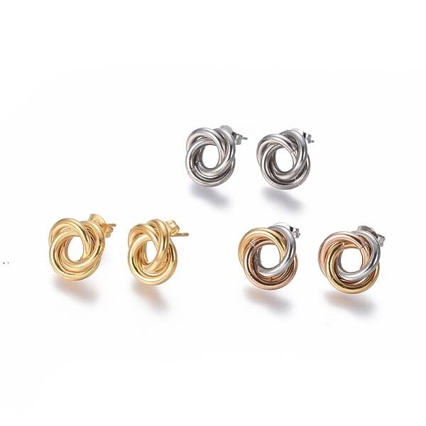 304 Stainless Steel Stud Earrings
