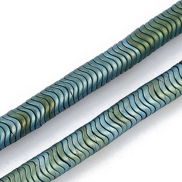Electroplated Synthetic Non-magnetic Hematite Beads Strands