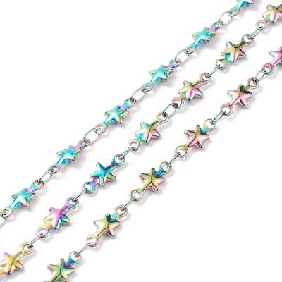 Rainbow Color 304 Stainless Steel Link Chains