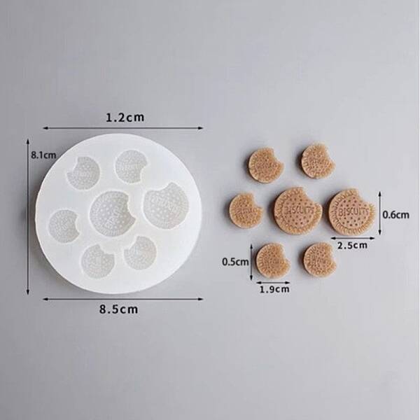 Biscuits DIY Food Grade Silicone Fondant Molds