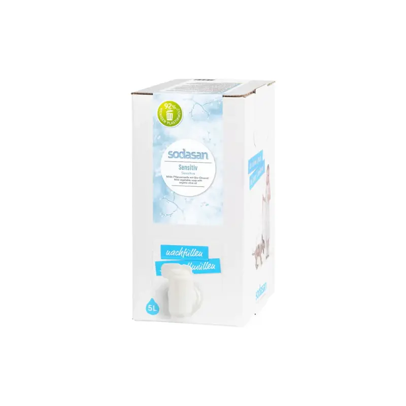 Sodasan Sensitive Liquid Soap, 5 litres