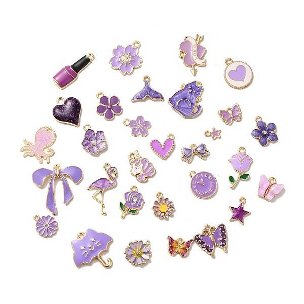 Alloy Enamel Pendants
