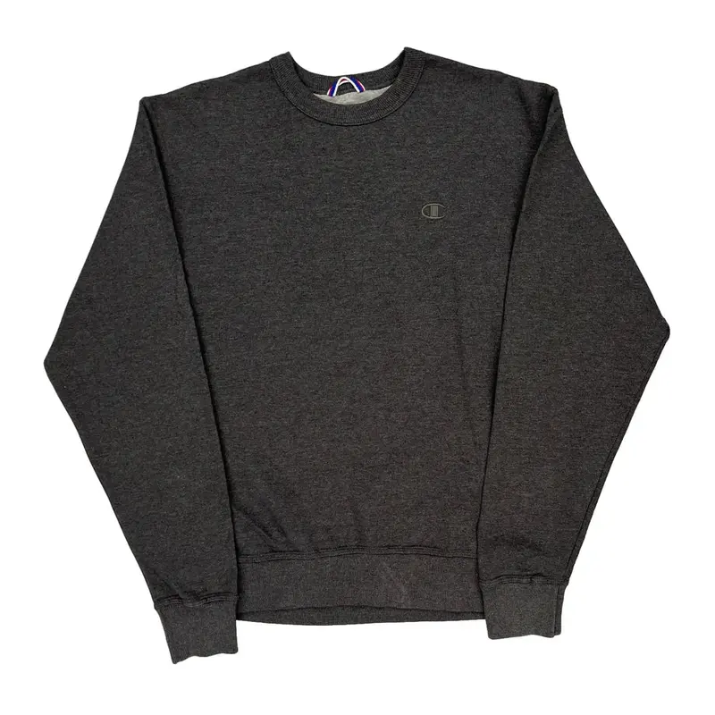 Champion Sweatshirt - Medium Grey Cotton Blend