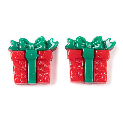 Christmas Decorations Theme Opaque Resin Decoden Cabochons