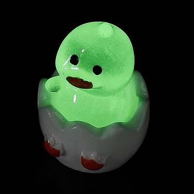 Broken Shell Animal Luminous Resin Display Decorations