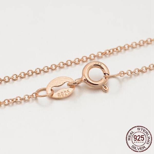 Sterling Silver Rolo Chain Necklaces