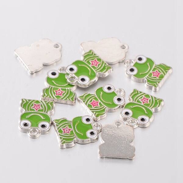 Alloy Enamel Pendants