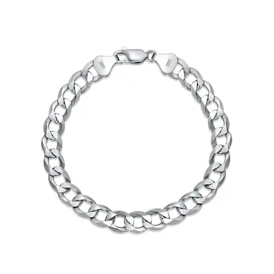 Sterling Silver Curb Link Chain Bracelet