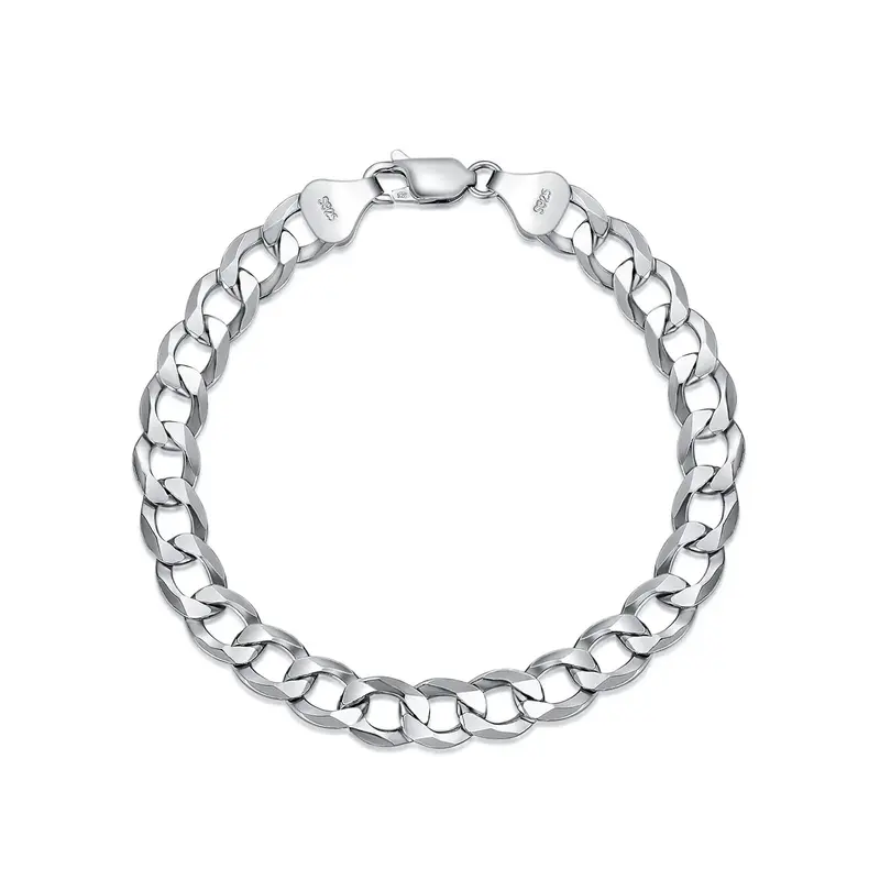 Sterling Silver Curb Link Chain Bracelet