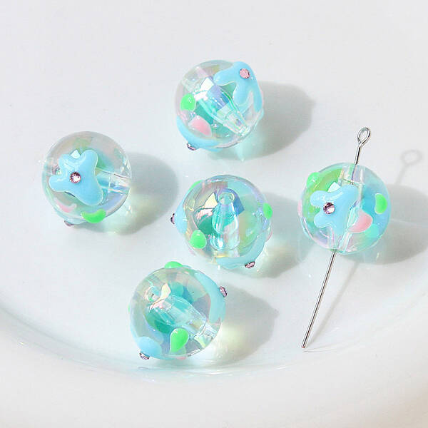 Transparent Acrylic Beads