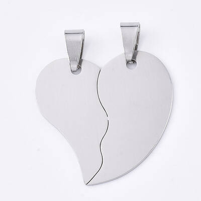 Non-Tarnish 201 Stainless Steel Split Pendants