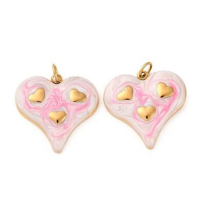 304 Stainless Steel Enamel Pendants