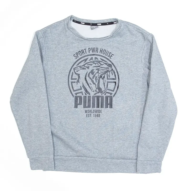 PUMA Sports Power House Grey Sweatshirt Boys M