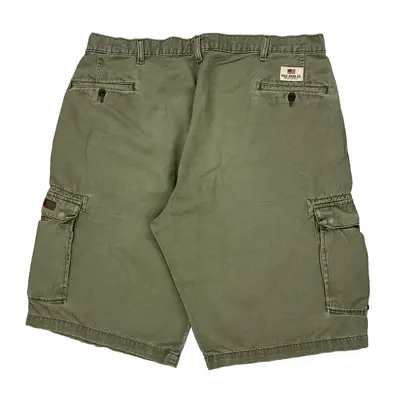 Freighter Short Ralph Lauren Cargo Shorts - 38W 13L Green Cotton | Size: 38″ waist