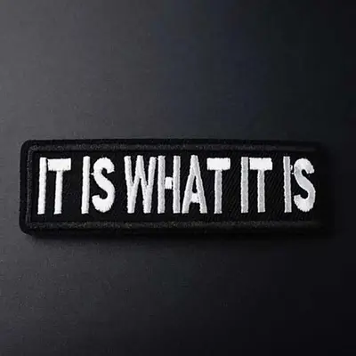 1 Piece Letter Patch Sticker, Slogan Graphic Patch Sticker for Clothes Jeans Bag Shirt, Decorative Sewing Accessories for Men...