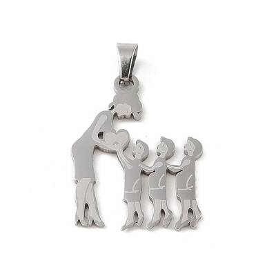 Non-Tarnish Mother's Day 304 Stainless Steel Pendants
