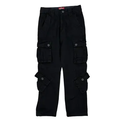 Matchstick Cargo Trousers - 28W UK 10 Black Cotton