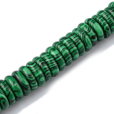 Synthetic Malachite Beads Strands