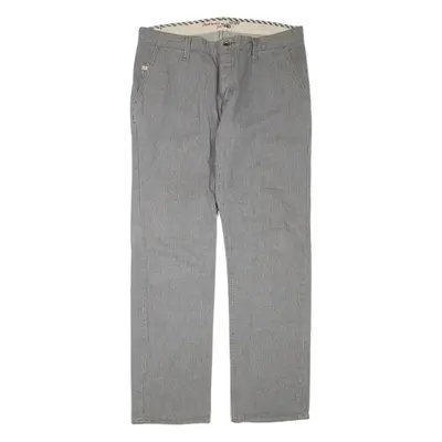 VANS Mens Jeans Grey Regular Straight W34 L32