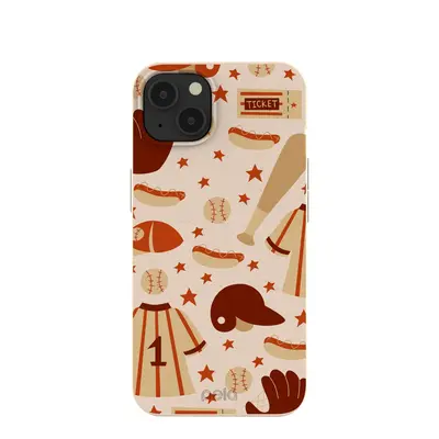 Seashell Sunday Baseball iPhone 13 Case