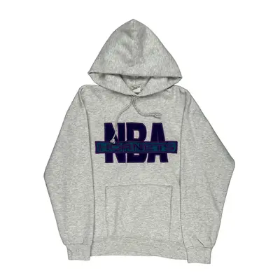 Made In Usa Charlotte Hornets Nutmeg Nba Hoodie - Medium Grey Cotton Blend