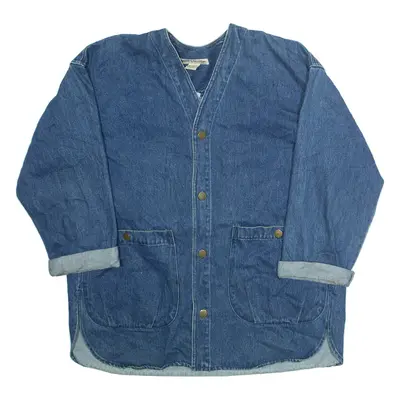 SMITH AND HAWKIN Mens Denim Jacket Blue XS
