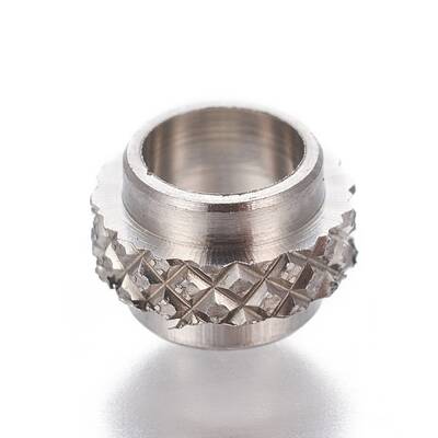 Tarnish Resistant 201 Stainless Steel European Beads