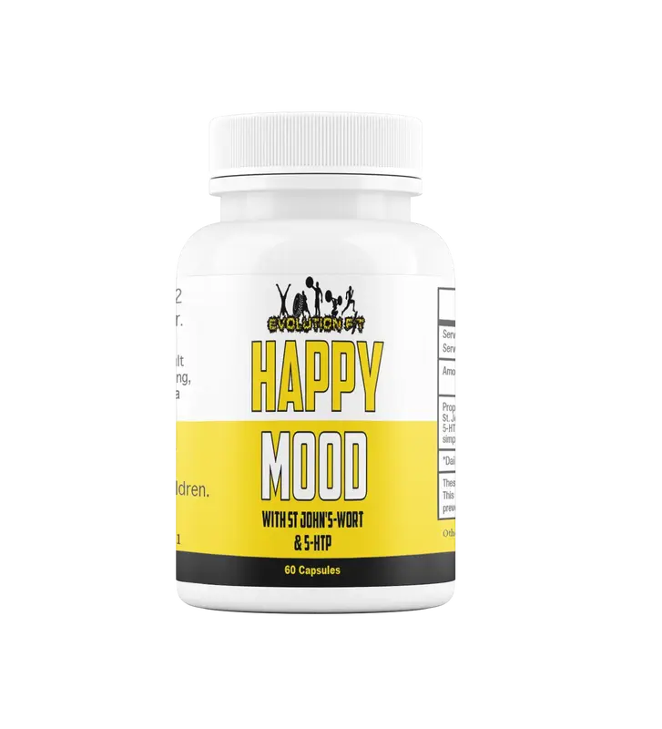 Happy Mood with 5htp and St John's Wort By evolution Fit Dietary supplements