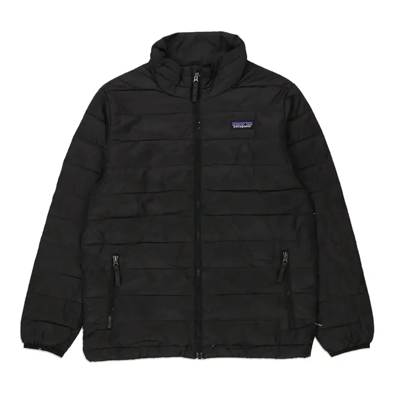Age 10 Patagonia Puffer - Medium Black Polyester
