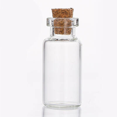 Mini High Borosilicate Glass Bottle Bead Containers