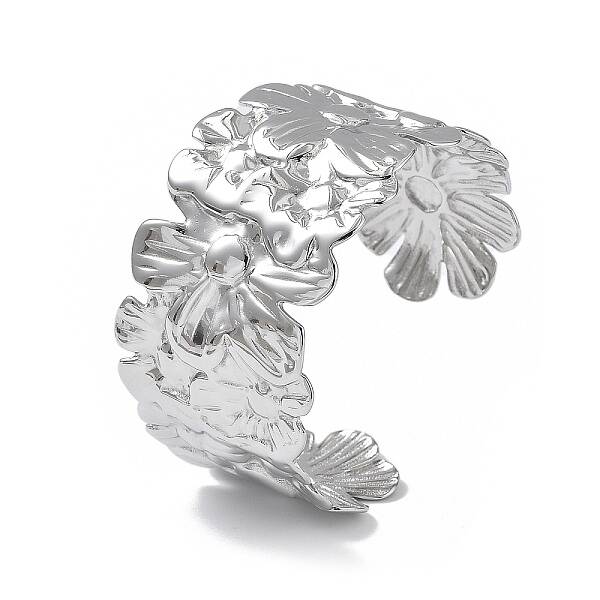 304 Stainless Steel Cuff Bangles for Women