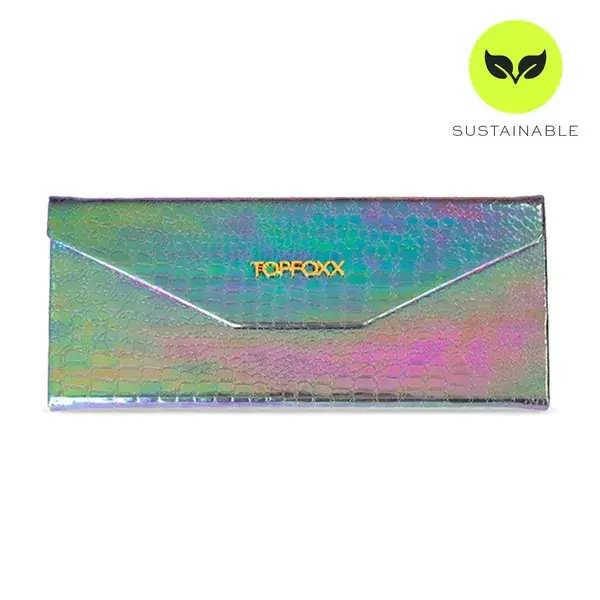 Green Foldable Holographic Case | Color: Green - Green | Size: OS