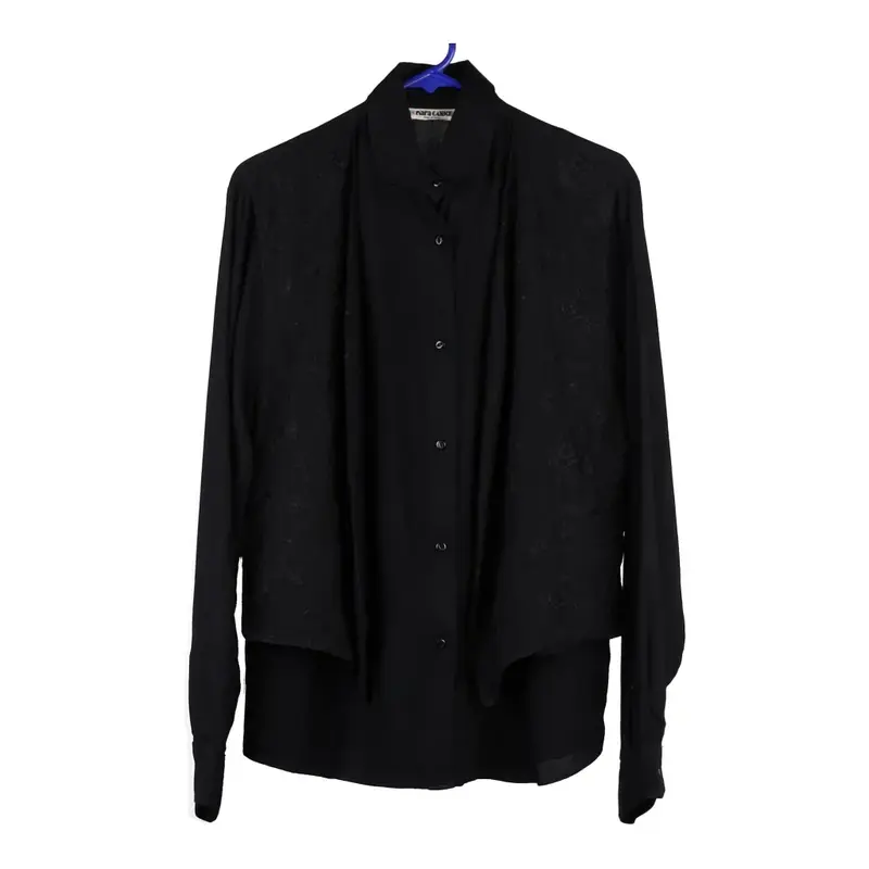 Nara Camise Shirt - Medium Black Cotton Blend