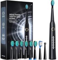 Adults Electric Toothbrush, Sonic Electric Toothbrush with 40000 VPM Deep Clean 5 Modes, Fast Charge 4 Hours Last 30 Days, Wa...
