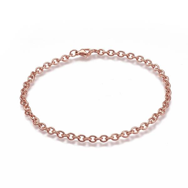 304 Stainless Steel Cable Chain Anklets