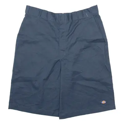DICKIES Mens Workwear Shorts Blue L W36