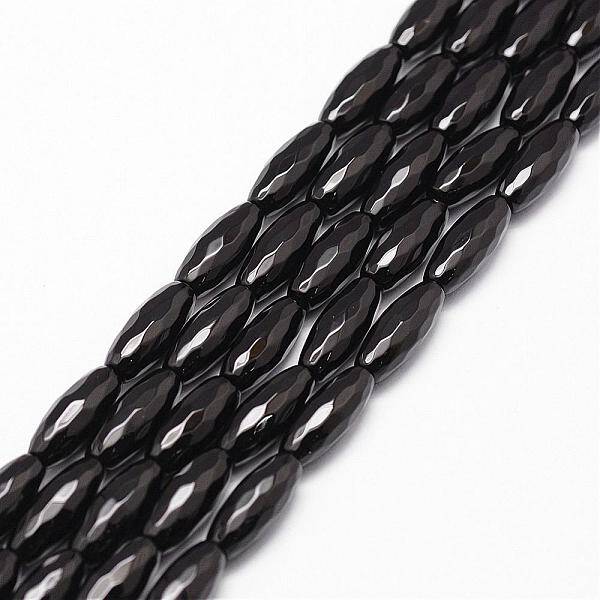 Natural Black Onyx Beads Strands