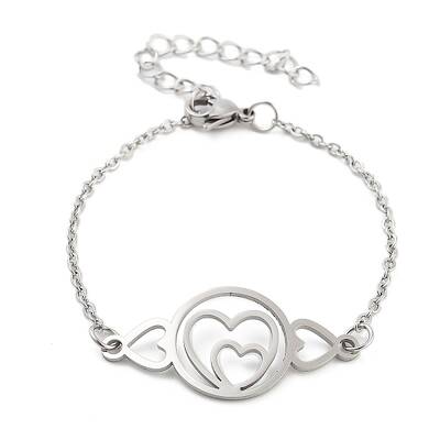 Non-Tarnish Stainless Steel Cable Chain Link Bracelets for Women Men